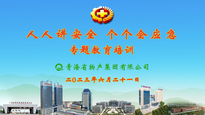 提高安全管理水平 落實(shí)全員安全責(zé)任——集團(tuán)安委會舉辦2023年“人人講安全，個(gè)個(gè)會應(yīng)急”專題教育培訓(xùn)