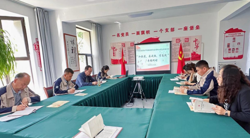 民爆公司黨支部開(kāi)展“知敬畏、存戒懼、守底線” 專(zhuān)題研討